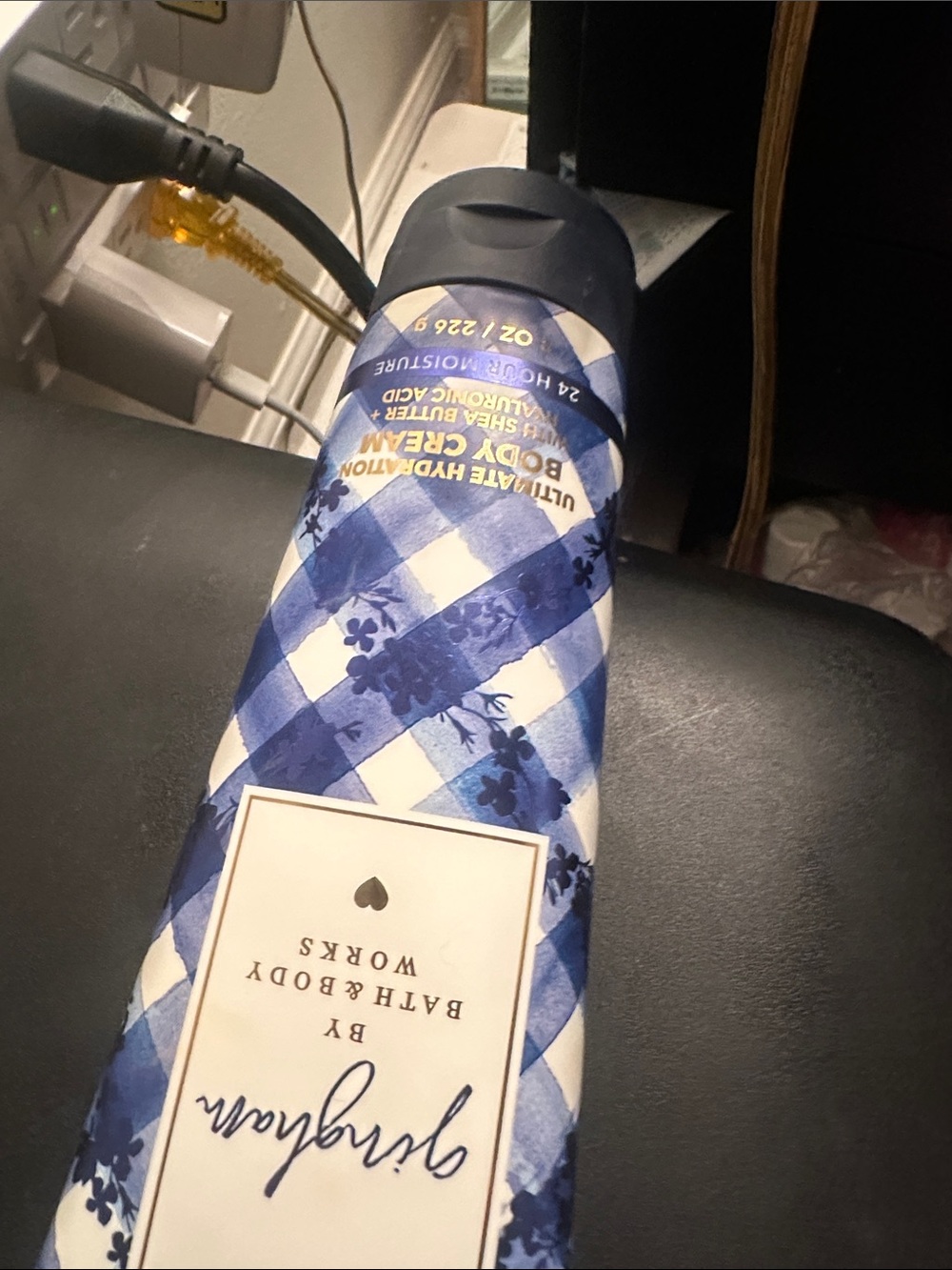 Inglot? Bath & Body Works Blue Plaid Body Cream